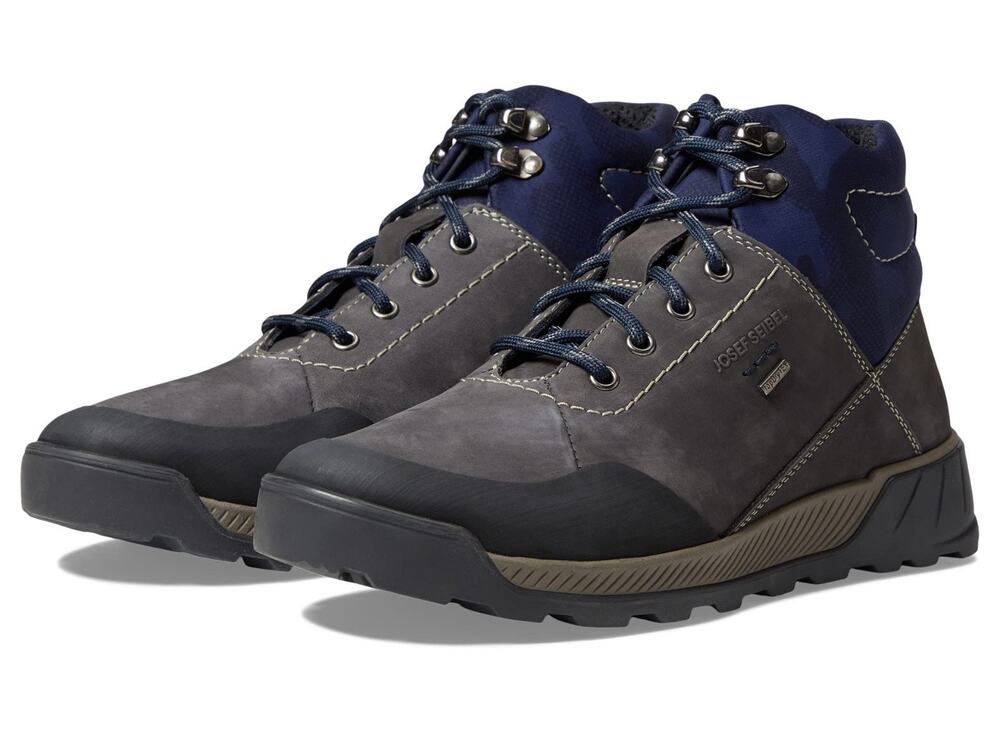 Josef Seibel Raymond 54 Men's boot Waterproof 10.5 US 44EU Nubuck Grey Blue